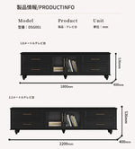 モダンデザイン センターテーブル 多層板製 クラシックブラック おしゃれ収納付き リビングルームに最適 fcr-4829