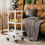 ブラックセンターテーブル - 多層板製、キャスター付き、クラシックデザインでおしゃれなリビングに最適! fcr-4831