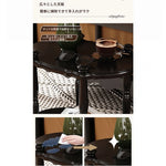 ブラックセンターテーブル - 多層板製、キャスター付き、クラシックデザインでおしゃれなリビングに最適! fcr-4831