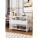 モダンデザインキャビネット - 多層板製のおしゃれな収納棚 | ホワイトカラー、リビング・ダイニングに最適 fcr-4835