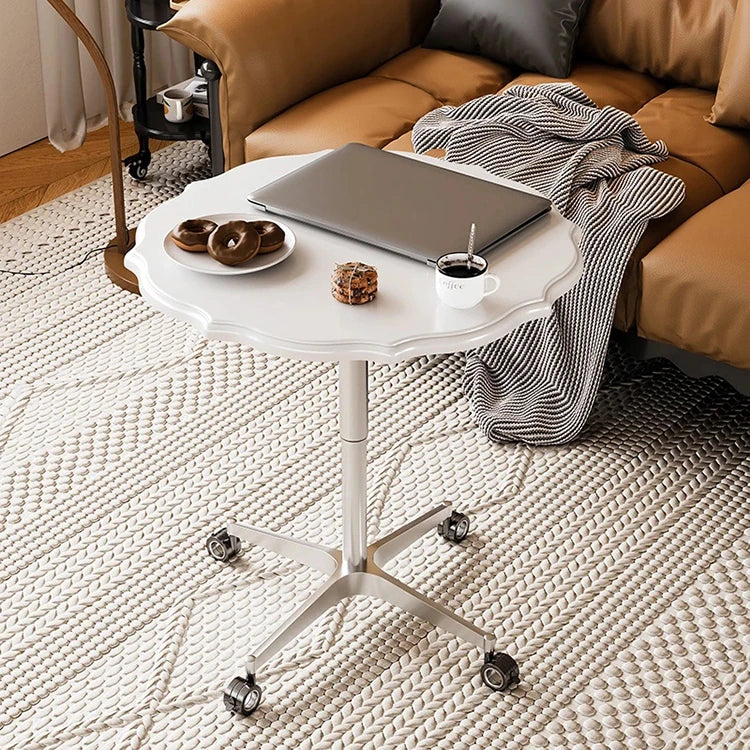 おしゃれなセンターテーブル|多層板とアルミニウム合金製|移動も簡単なキャスター付きデザイン fcr-4836