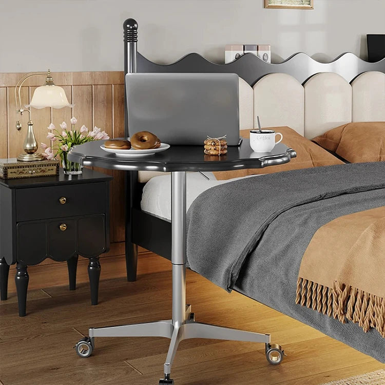 おしゃれなセンターテーブル|多層板とアルミニウム合金製|移動も簡単なキャスター付きデザイン fcr-4836