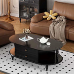 モダンでスタイリッシュなセンターテーブル - 多層板製・収納付き・リビングルームに最適なインテリアアイテム fcr-4837