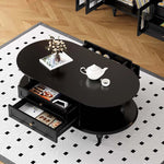 モダンでスタイリッシュなセンターテーブル - 多層板製・収納付き・リビングルームに最適なインテリアアイテム fcr-4837