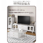 モダンでスタイリッシュなセンターテーブル - 多層板製・収納付き・リビングルームに最適なインテリアアイテム fcr-4837