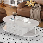 モダンでスタイリッシュなセンターテーブル - 多層板製・収納付き・リビングルームに最適なインテリアアイテム fcr-4837