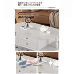 モダンでスタイリッシュなセンターテーブル - 多層板製・収納付き・リビングルームに最適なインテリアアイテム fcr-4837