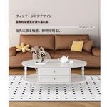 モダンでスタイリッシュなセンターテーブル - 多層板製・収納付き・リビングルームに最適なインテリアアイテム fcr-4837