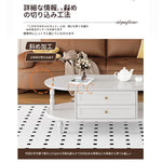 モダンでスタイリッシュなセンターテーブル - 多層板製・収納付き・リビングルームに最適なインテリアアイテム fcr-4837