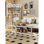 おしゃれな多層板ガラスセンターテーブル|リビングルームにぴったりのエレガントデザイン fcr-4838