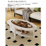 おしゃれな多層板ガラスセンターテーブル|リビングルームにぴったりのエレガントデザイン fcr-4838