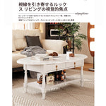 おしゃれなセンターテーブル | 多層板製 | デザイン性と収納力を兼ね備えたリビング家具 fcr-4840