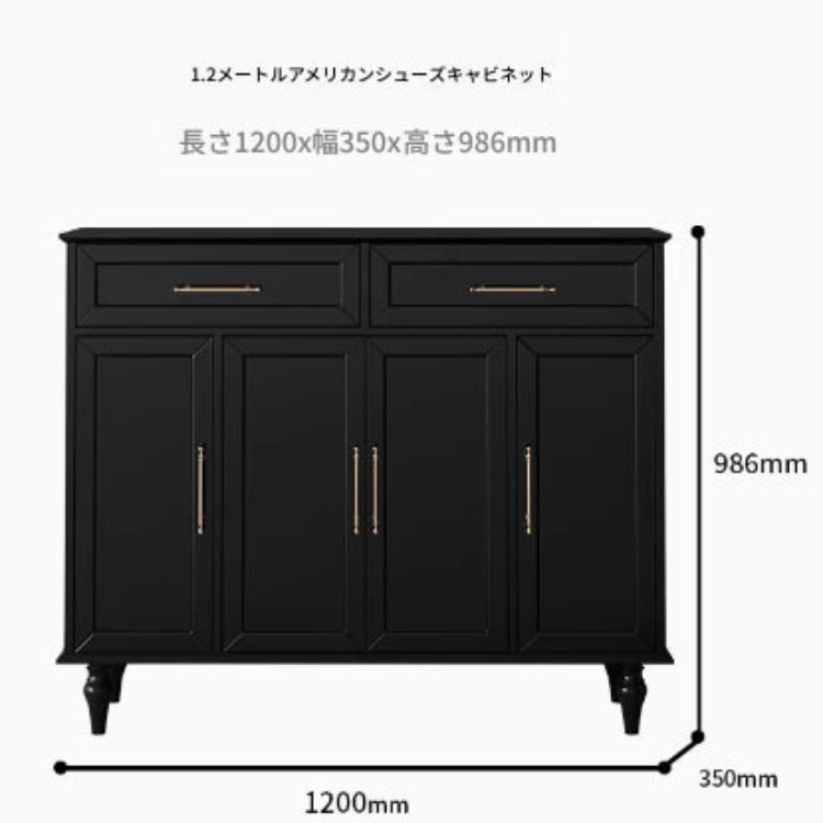 おしゃれなホワイトキャビネット - 多層板製、収納力抜群でシンプルなデザイン、リビングや玄関に最適! fcr-4841