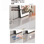 おしゃれなホワイトキャビネット - 多層板製、収納力抜群でシンプルなデザイン、リビングや玄関に最適! fcr-4841