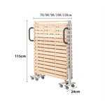 高品質キリ材ベッド|快適な睡眠をサポートする耐久性抜群のデザイン fcsnm-513