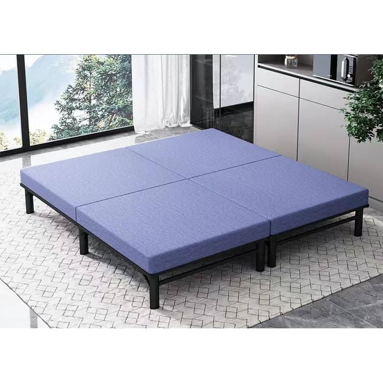 【快眠ベッド】MDF集成材&竹炭パネル採用!快適な寝心地を追求、人造繊維&椰纖絲マット付き fcsnm-904