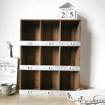 スギ材多機能キャビネット|ヴィンテージ風収納ソリューション fcwz-2355