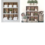 スギ材多機能キャビネット|ヴィンテージ風収納ソリューション fcwz-2355