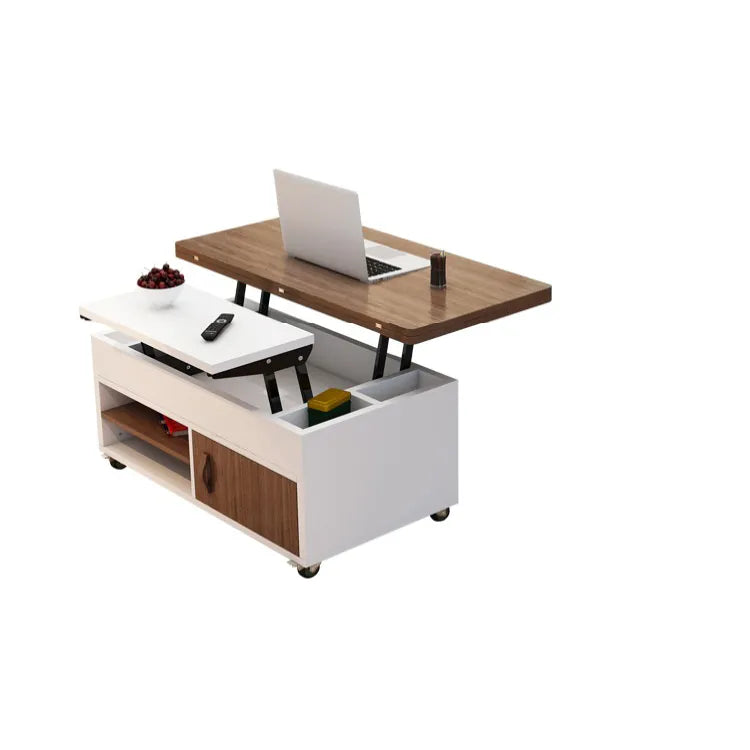 モダンデザイン多層板製センターテーブル|昇降式&収納機能付き fcx-2587