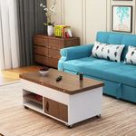 モダンデザイン多層板製センターテーブル|昇降式&収納機能付き fcx-2587