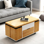 モダンデザイン!多層板?合成皮革の高級センターテーブルセット fcx-2591