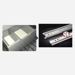 モダンデザイン!多層板?合成皮革の高級センターテーブルセット fcx-2591