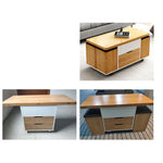 モダンデザイン!多層板?合成皮革の高級センターテーブルセット fcx-2591