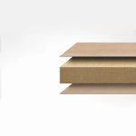 モダンデザインのガラス&合成皮革化粧台セット - スタイリッシュな収納力とコンパクトサイズ fcx-2594