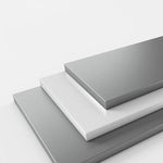 モダンデザインのガラス&合成皮革化粧台セット - スタイリッシュな収納力とコンパクトサイズ fcx-2594