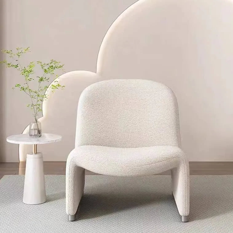 シープボア綿麻チェア|モダンデザインの心地よい座り心地 fdfh-2215