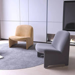 シープボア綿麻チェア|モダンデザインの心地よい座り心地 fdfh-2215