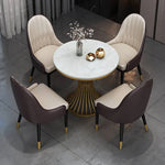 高級感溢れる合成皮革チェアセット|モダンなダイニングにぴったり fdfh-2219-ch