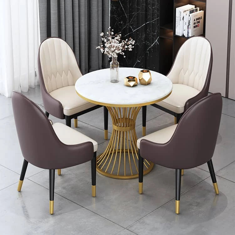 高級感溢れる合成皮革チェアセット|モダンなダイニングにぴったり fdfh-2219-ch