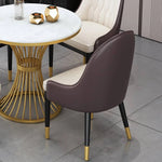 高級感溢れる合成皮革チェアセット|モダンなダイニングにぴったり fdfh-2219-ch