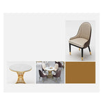 高級感ある大理石テーブルセット|モダンデザインでおしゃれな食卓を演出 fdfh-2219