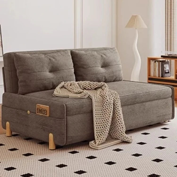 シンプルで快適な無垢材ソファー|シリコンフィル&コーデュロイ素材使用の癒し空間 fdh-3110