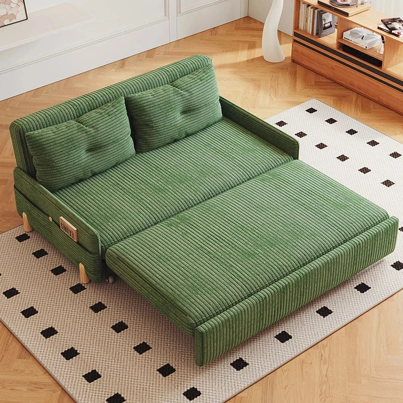 シンプルで快適な無垢材ソファー|シリコンフィル&コーデュロイ素材使用の癒し空間 fdh-3110