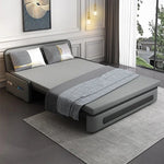 デザイン性抜群のエアレザーソファー - パイン材使用、収納付き、快適なリビング空間を実現! fdh-4761