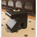 【ポップなデザイン!おしゃれな人工皮革スツール - リビングに彩りをプラス】 fel-1953