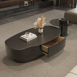 【高級感溢れるセラミックガラス製センターテーブル - モダンデザインが魅力!】 fel-1958