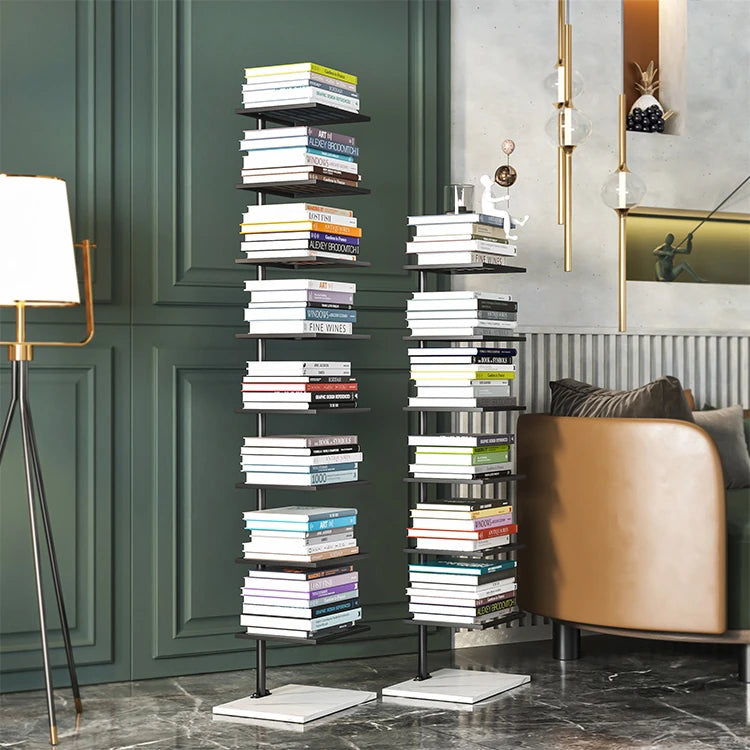 モダン&スタイリッシュ大理石ラック - インテリアをランクアップする本棚 fel-1960