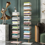 モダン&スタイリッシュ大理石ラック - インテリアをランクアップする本棚 fel-1960