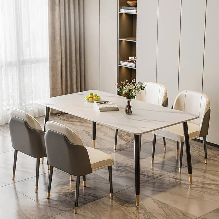 モダンPUレザーチェア|スタイリッシュなダイニングチェアセット【快適な座り心地】 fel-1969