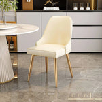 モダンエレガント PUレザーダイニングチェア 高級感デザイン fel-1972