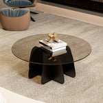 高級感あふれるガラスのセンターテーブル|モダンデザインでおしゃれな空間を演出 fel-2020