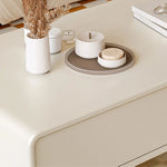 【収納たっぷり】クリーム色のかわいいローテーブル 長方形?シンプルデザイン?リビング用 fel-2439