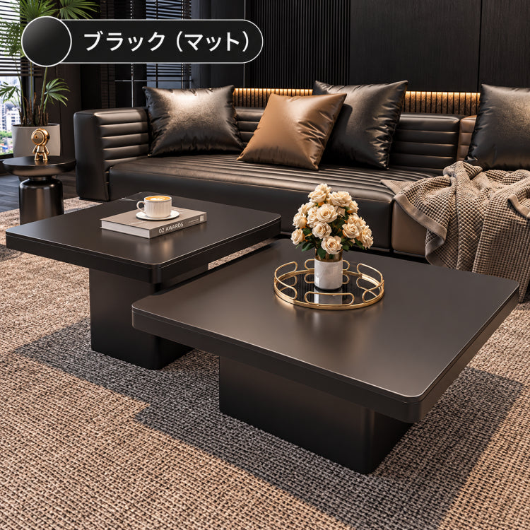 スタイリッシュなセラミックガラス製センターテーブル - モダンなリビングに最適なインテリア家具 fel-3067