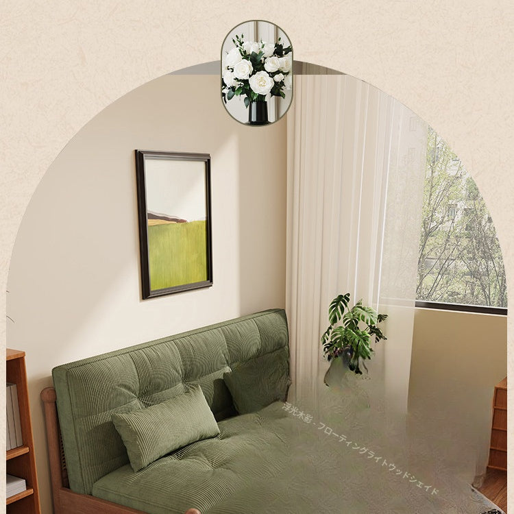 フレンチヴィンテージ風 無垢材ソファーベッド|伸縮・折りたたみ式 直線型 オーク材 リビング用 fgmy-0203-25