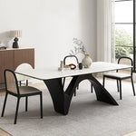 モダンデザイン セラミックテーブル 大型多層板テーブル 高級感溢れるリビングダイニング用 fhmj-5028