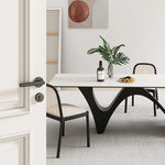 モダンデザイン セラミックテーブル 大型多層板テーブル 高級感溢れるリビングダイニング用 fhmj-5028